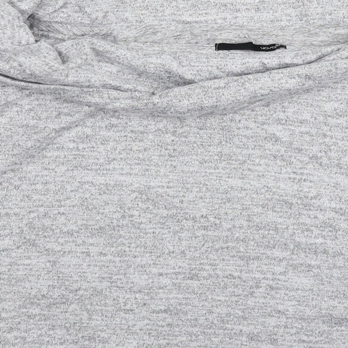 Gibson Womens Grey  Knit Pullover Jumper Size M