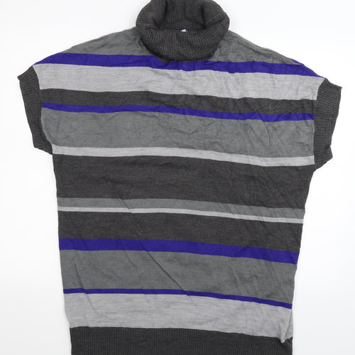 BHS Womens Multicoloured Striped Knit Pullover Jumper Size 18