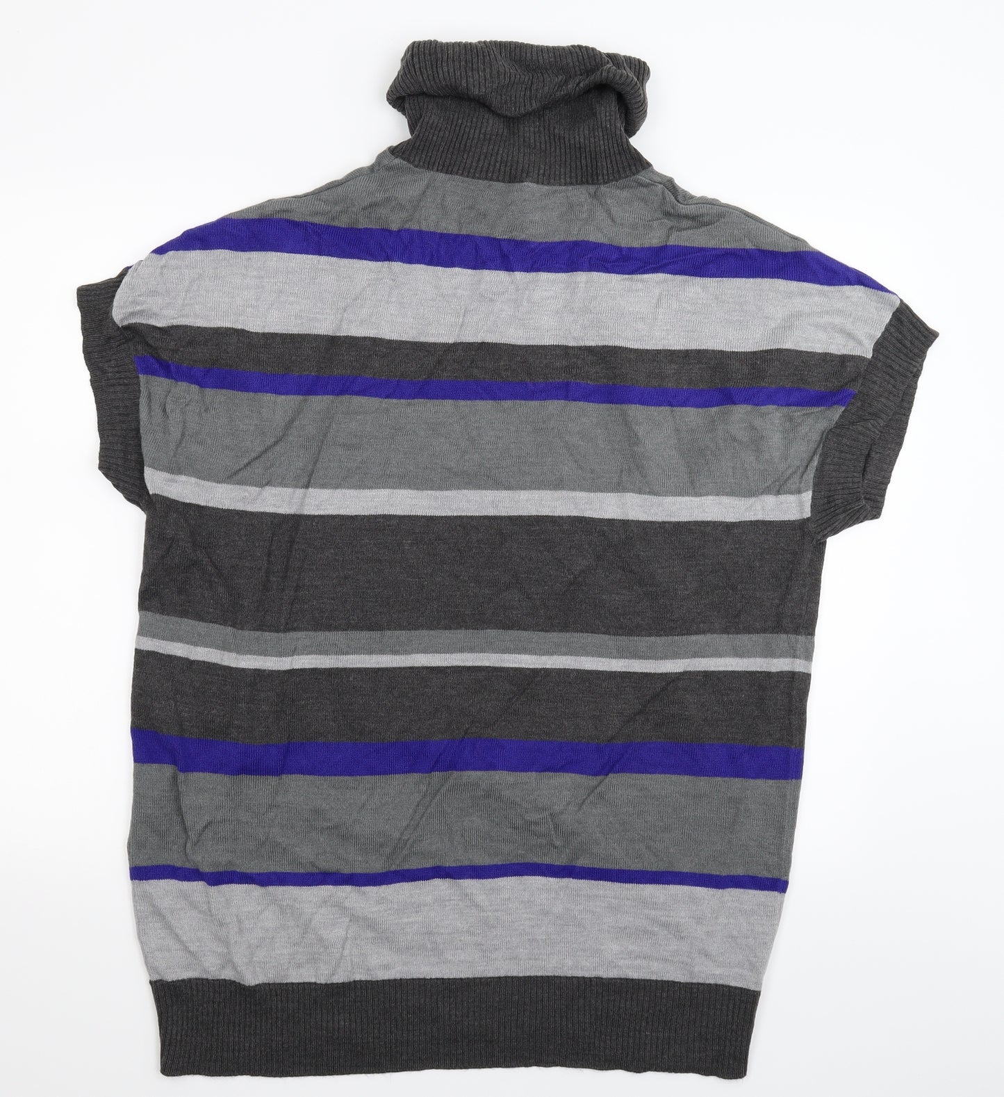 BHS Womens Multicoloured Striped Knit Pullover Jumper Size 18