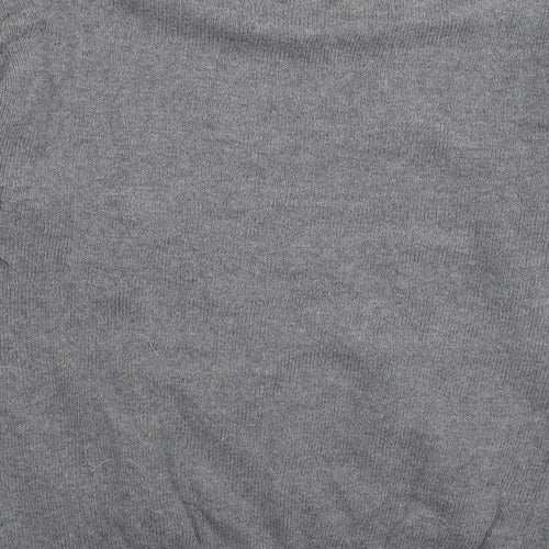 Blue Inc Mens Grey  Knit Pullover Jumper Size 2XL