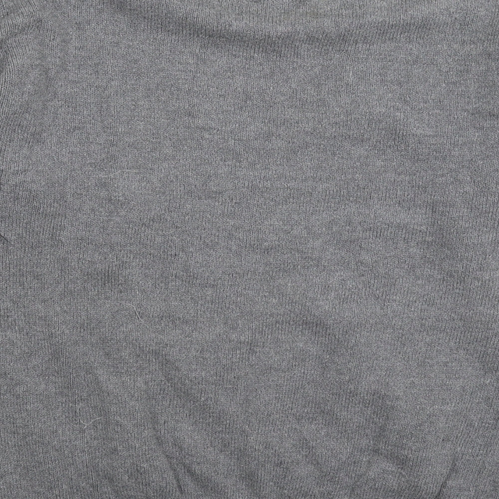Blue Inc Mens Grey  Knit Pullover Jumper Size 2XL