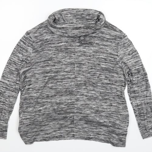 Preworn Womens Grey  Knit Pullover Jumper Size L
