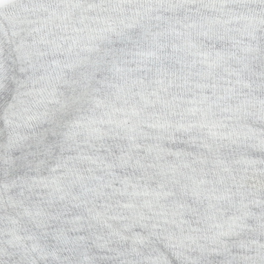 Primark Girls Grey  Knit Pullover Jumper Size 4-5 Years