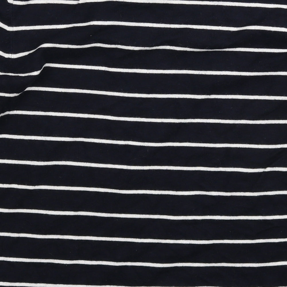 Country Casuals Womens Blue Striped Knit Pullover Jumper Size 14