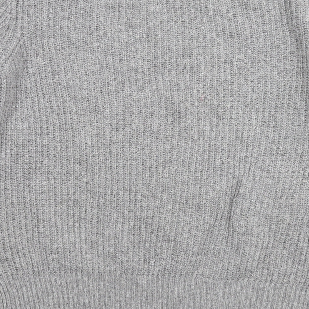Savannah Miller Womens Grey  Knit Pullover Jumper Size 12