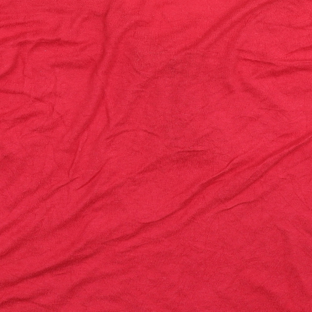Elogy Womens Red  Knit Pullover Jumper Size S