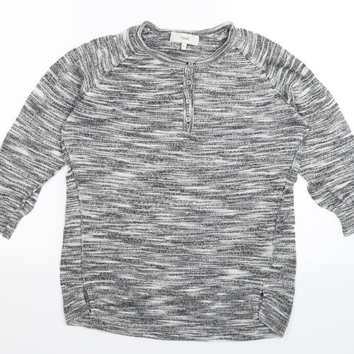 NEXT Womens Grey  Knit Pullover Jumper Size 16