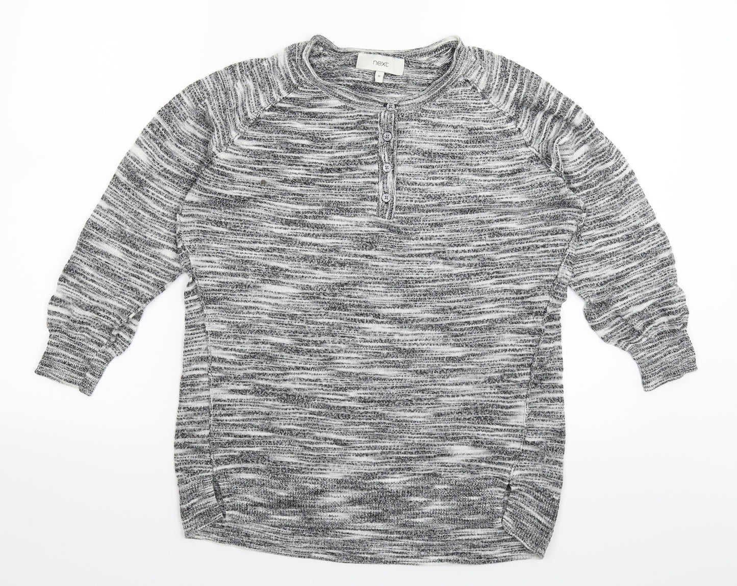 NEXT Womens Grey  Knit Pullover Jumper Size 16
