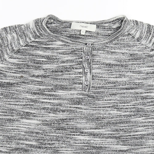 NEXT Womens Grey  Knit Pullover Jumper Size 16