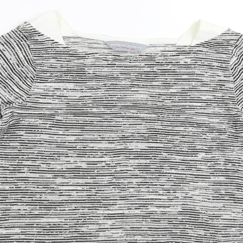 Dorothy Perkins Womens Grey  Knit Pullover Jumper Size 6