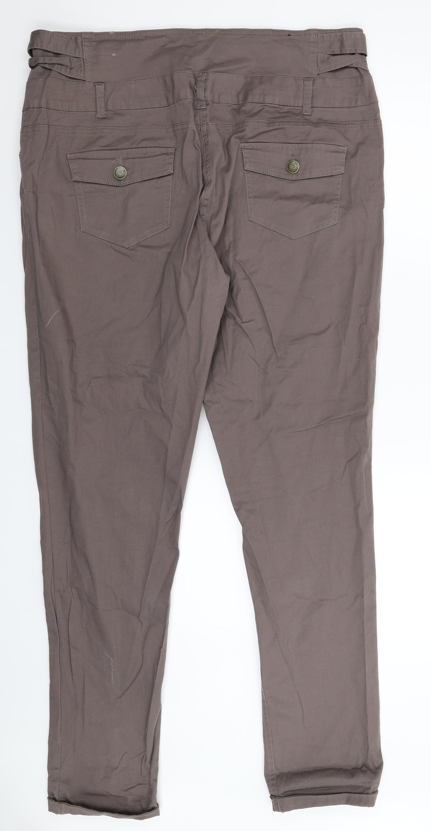 Select Womens Grey   Trousers  Size 18 L32 in