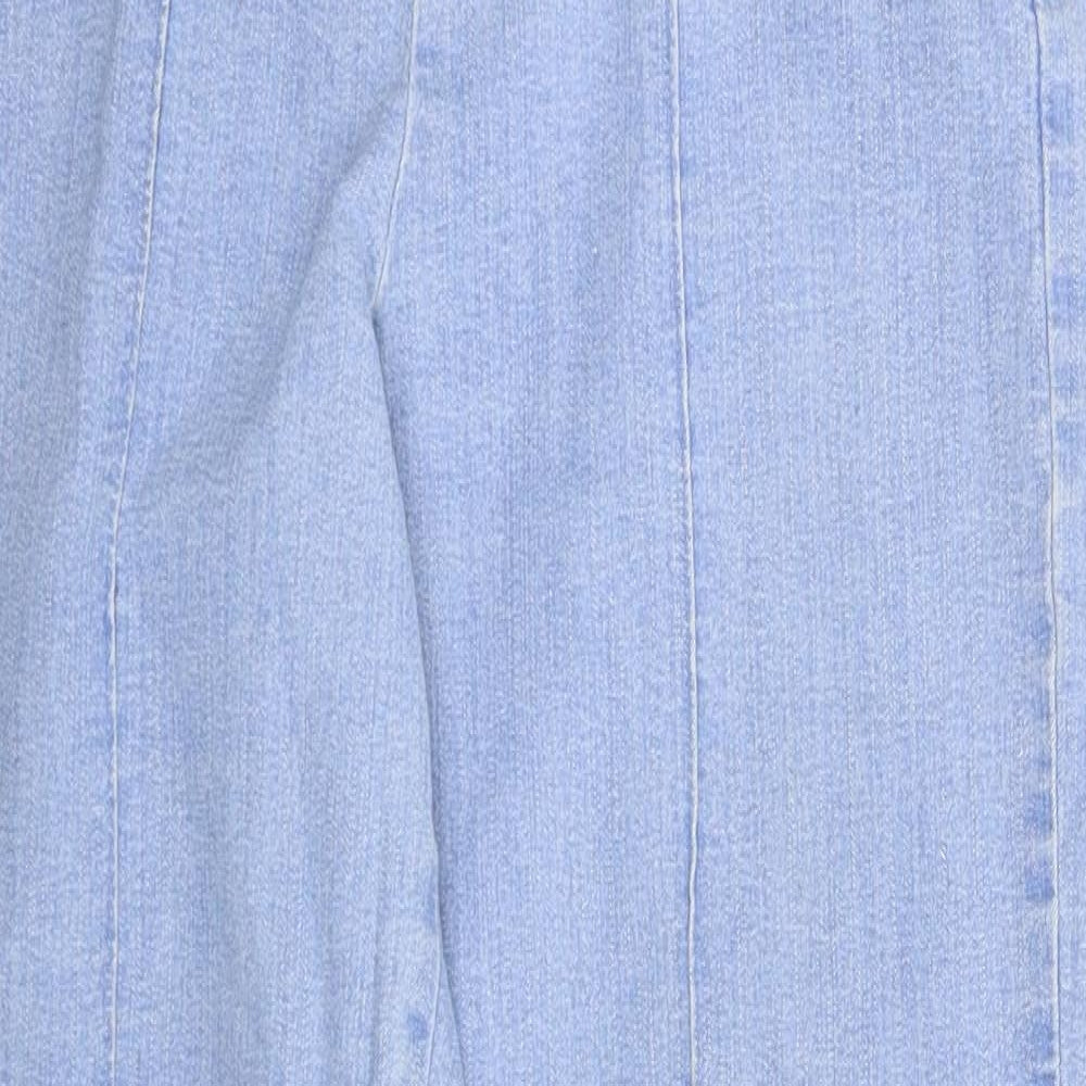 Avenue Womens Blue  Denim Straight Jeans Size 14 L29 in