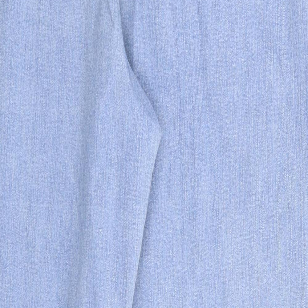 Avenue Womens Blue  Denim Straight Jeans Size 14 L29 in