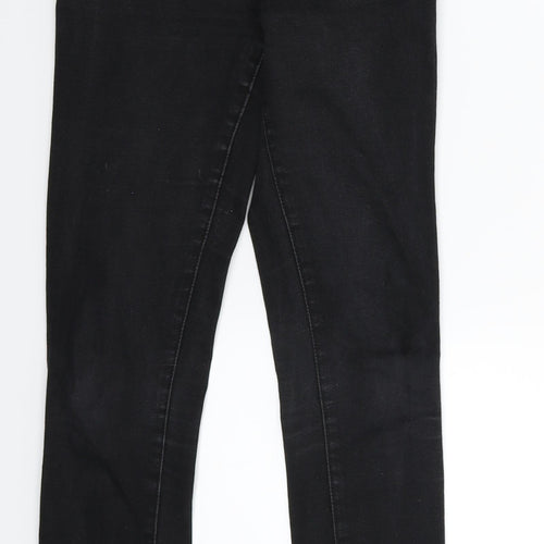 Denim Co Womens Black  Denim Jegging Jeans Size 8 L29 in