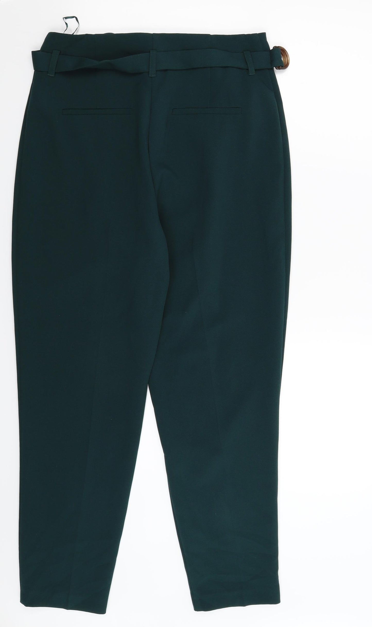 Peacocks Womens Green   Trousers  Size 10 L28 in