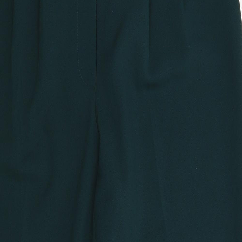 Peacocks Womens Green   Trousers  Size 10 L28 in
