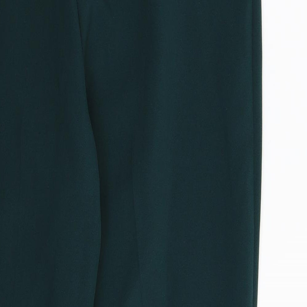 Peacocks Womens Green   Trousers  Size 10 L28 in