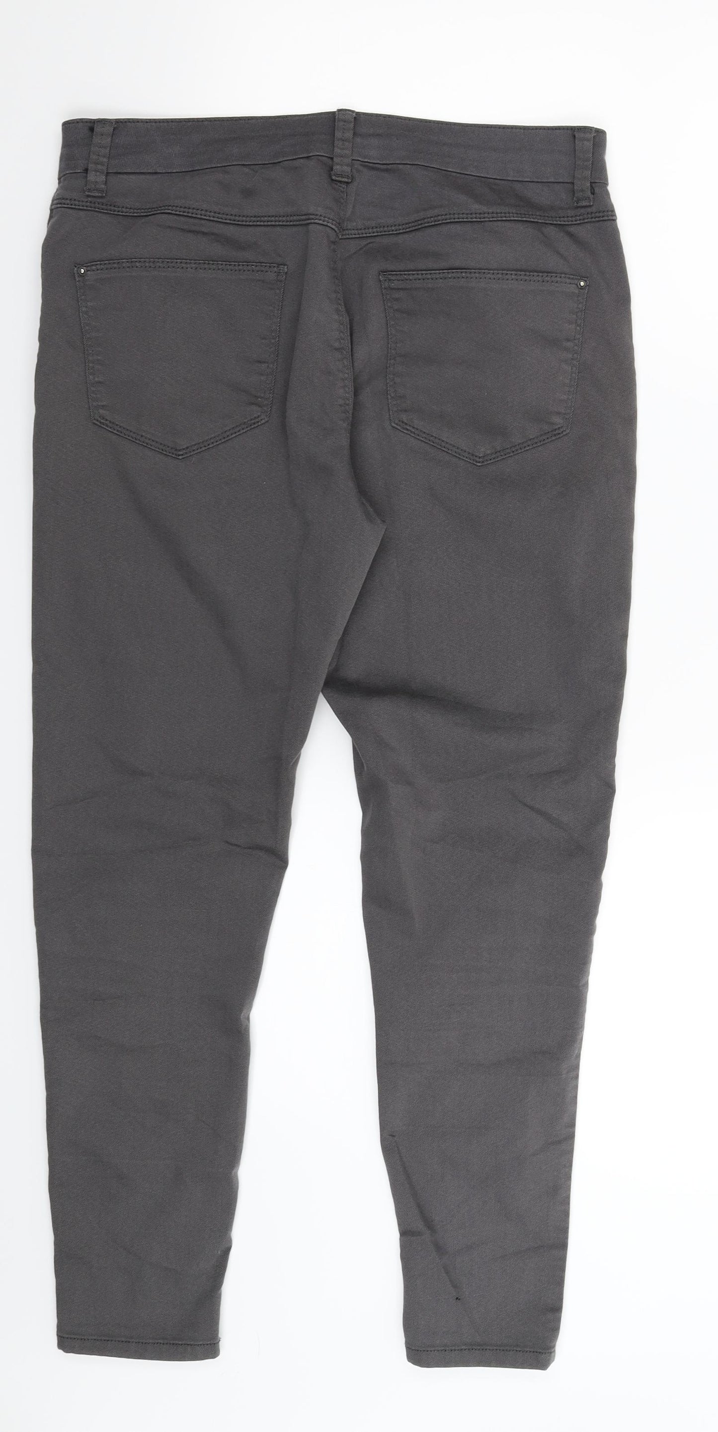 Marks and Spencer Womens Grey  Denim Jegging Jeans Size 12 L26 in