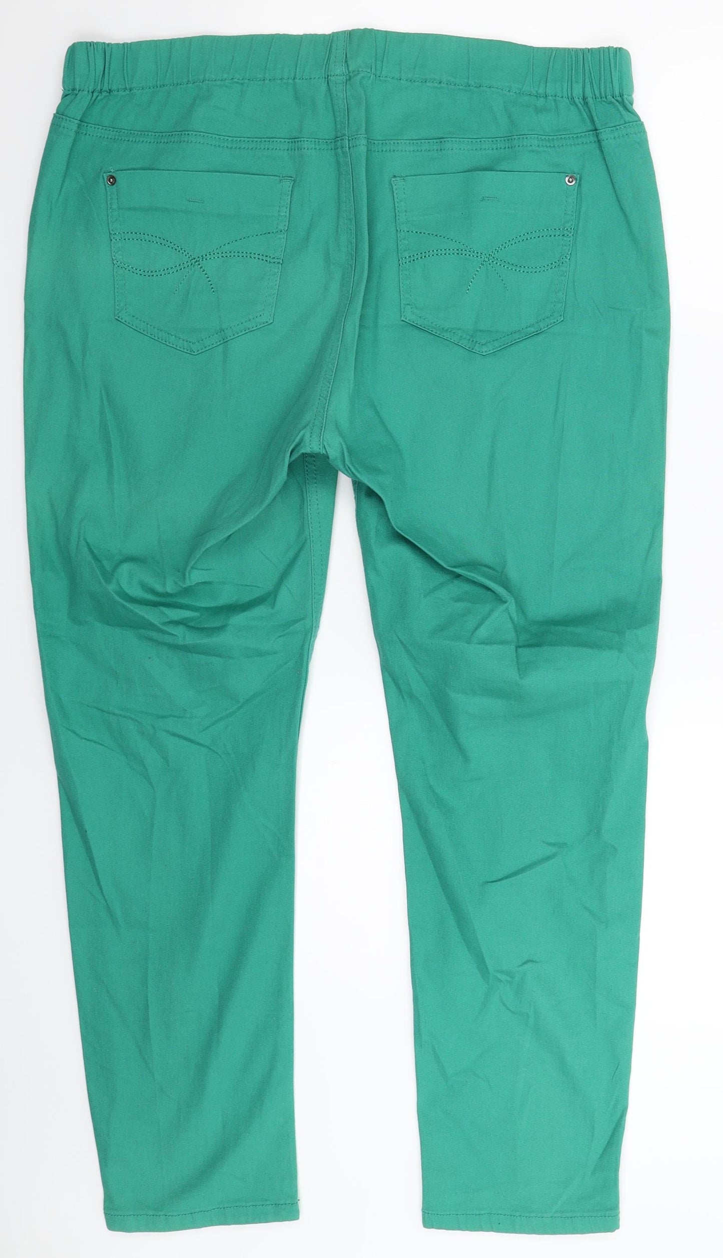 BHS Womens Green  Denim Jegging Jeans Size 18 L28 in
