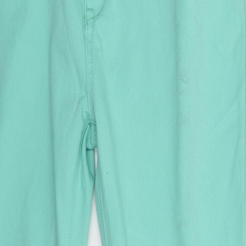 Originals Womens Green  Denim Skinny Jeans Size 16 L28 in