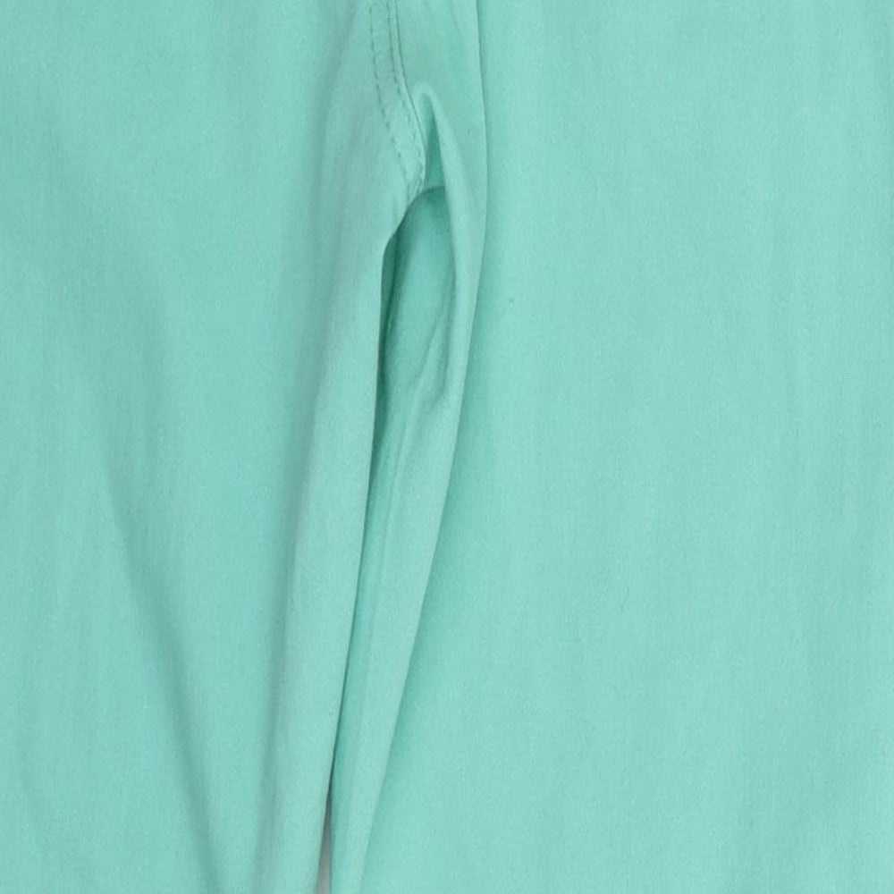 Originals Womens Green  Denim Skinny Jeans Size 16 L28 in