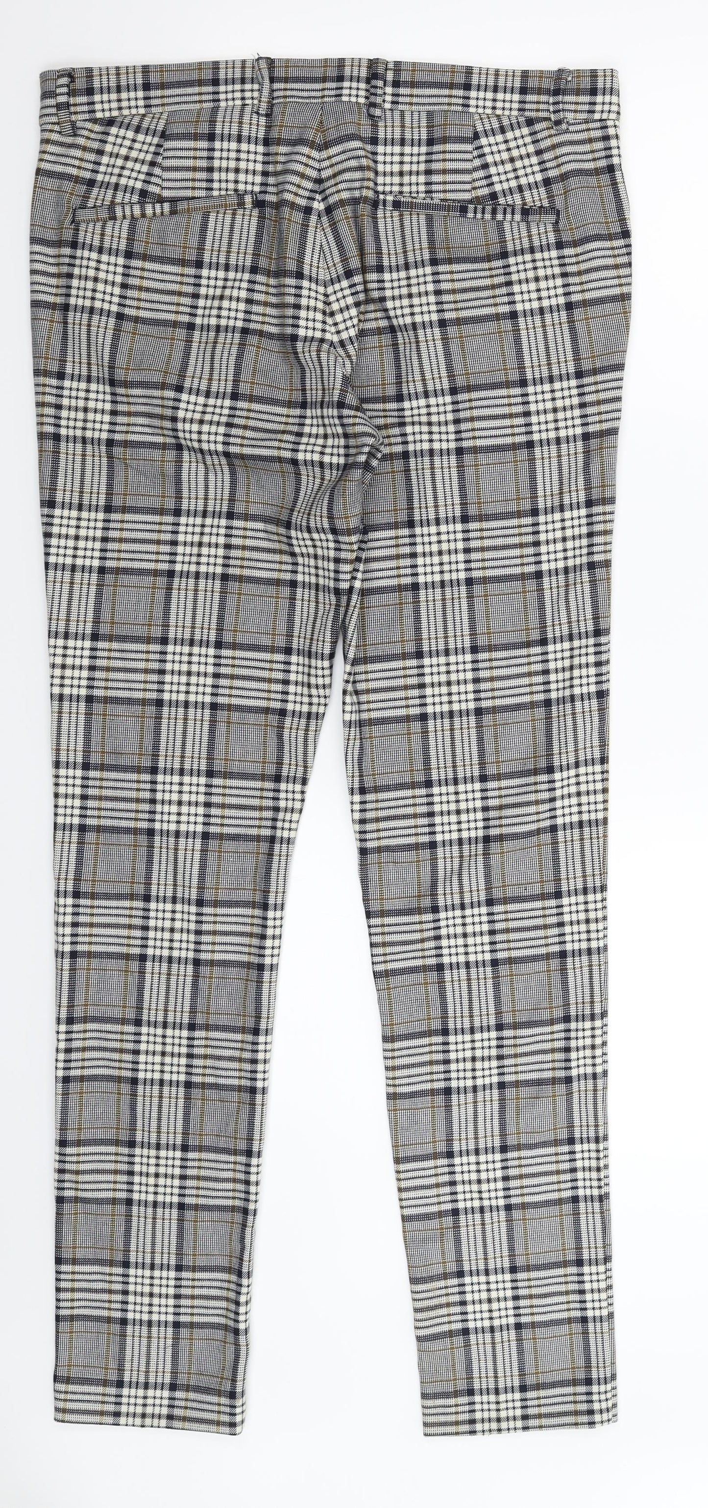 River Island Mens Multicoloured Check  Trousers  Size 32 L32 in