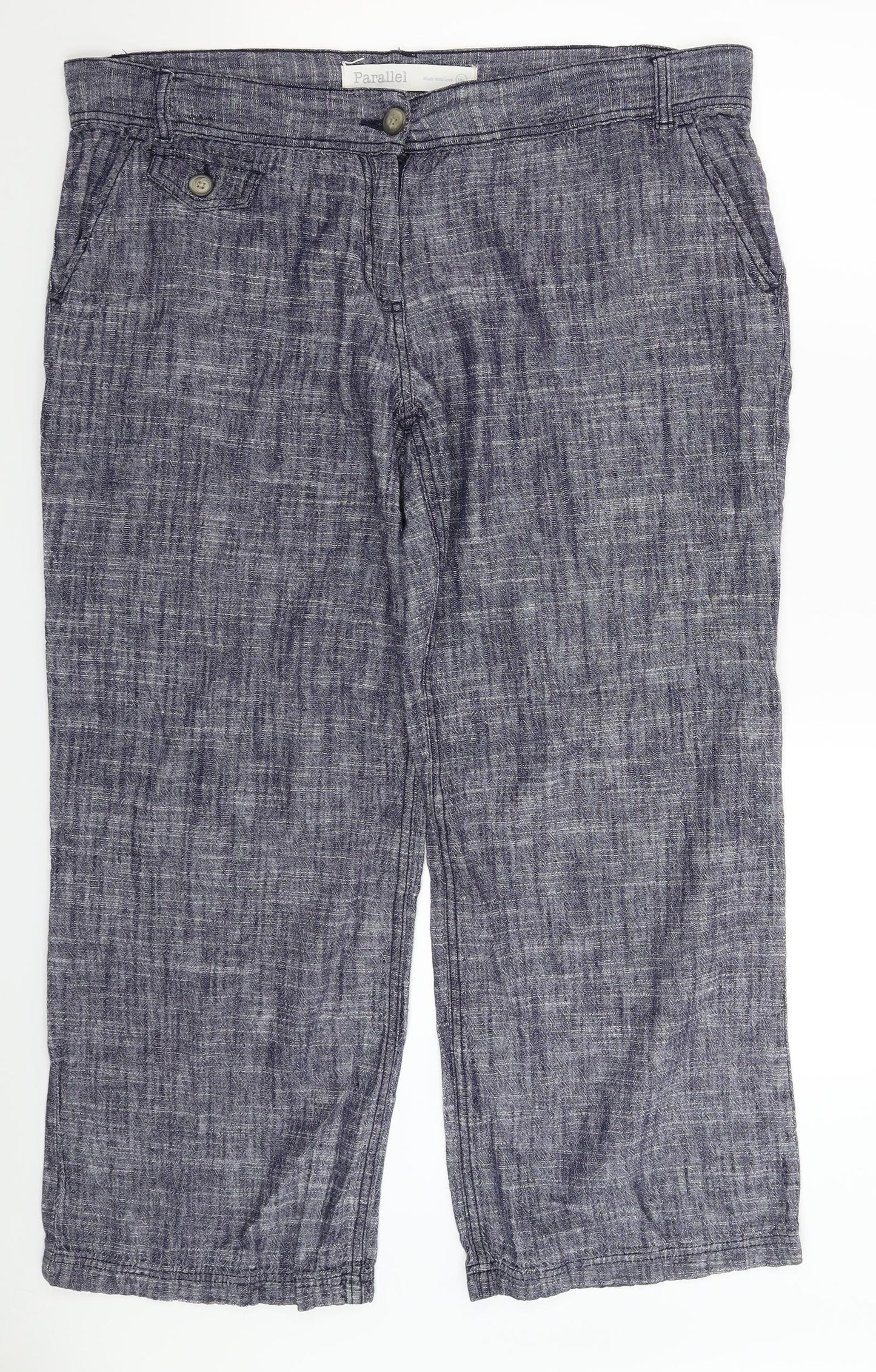 New Look Womens Blue   Trousers  Size 18 L28 in
