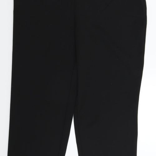 Preworn Womens Black   Trousers  Size 14 L28 in