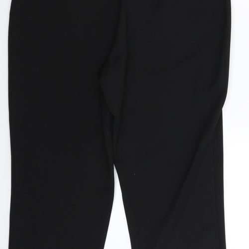 Preworn Womens Black   Trousers  Size 14 L28 in