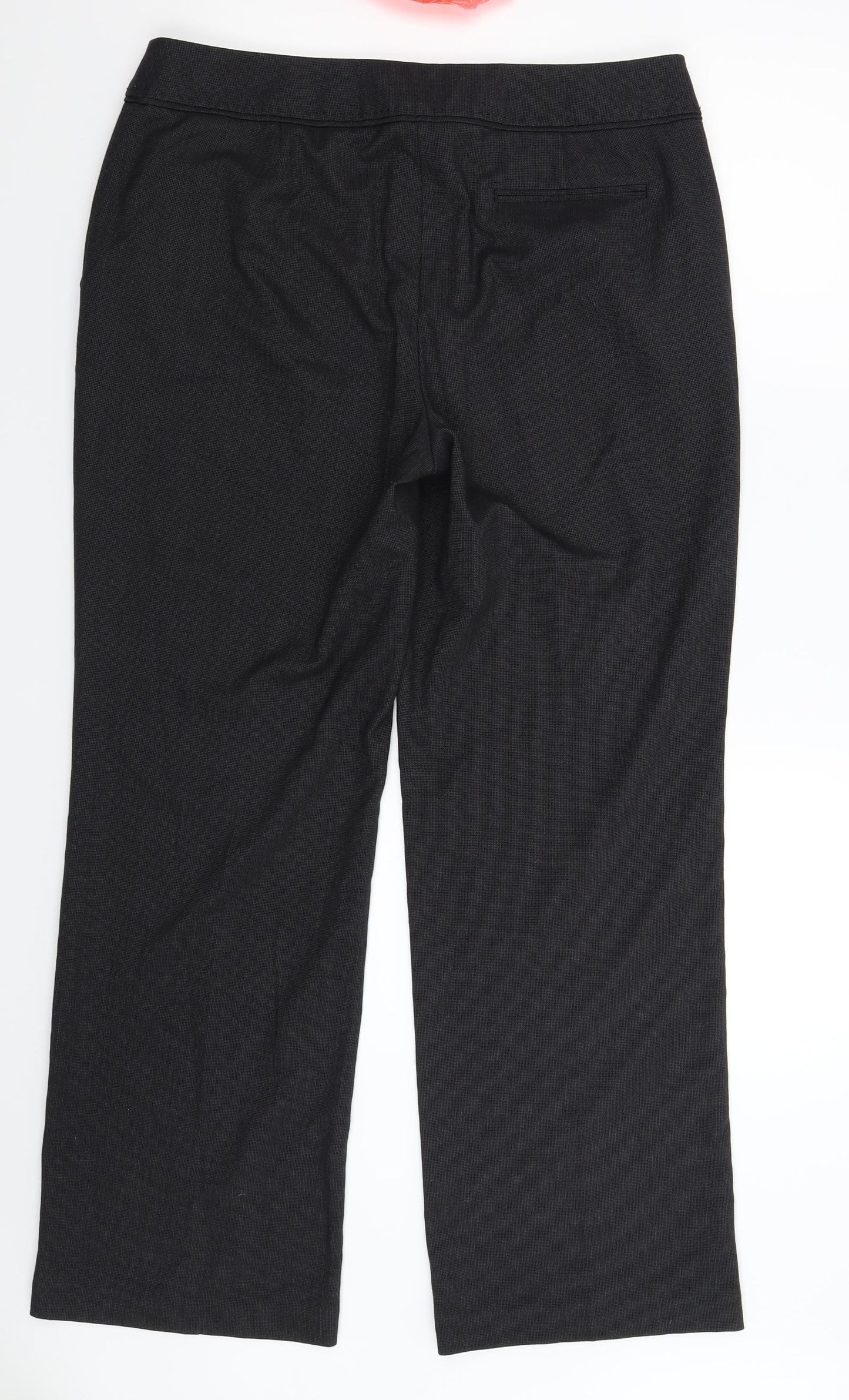 Marks and Spencer Womens Black   Trousers  Size 14 L30 in