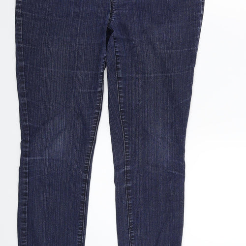 Preworn Womens Blue  Denim Jegging Jeans Size 34 in L30 in
