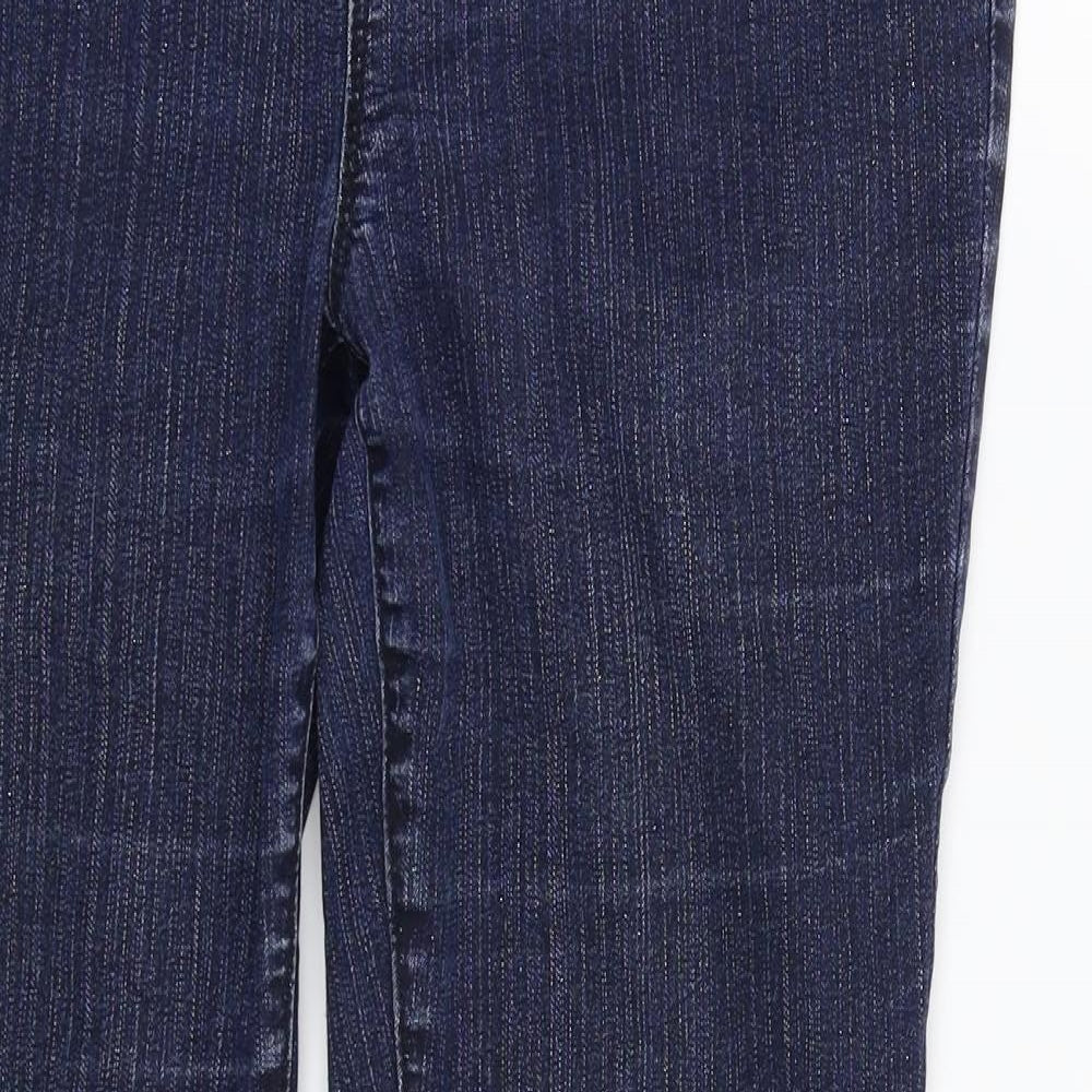Preworn Womens Blue  Denim Jegging Jeans Size 34 in L30 in