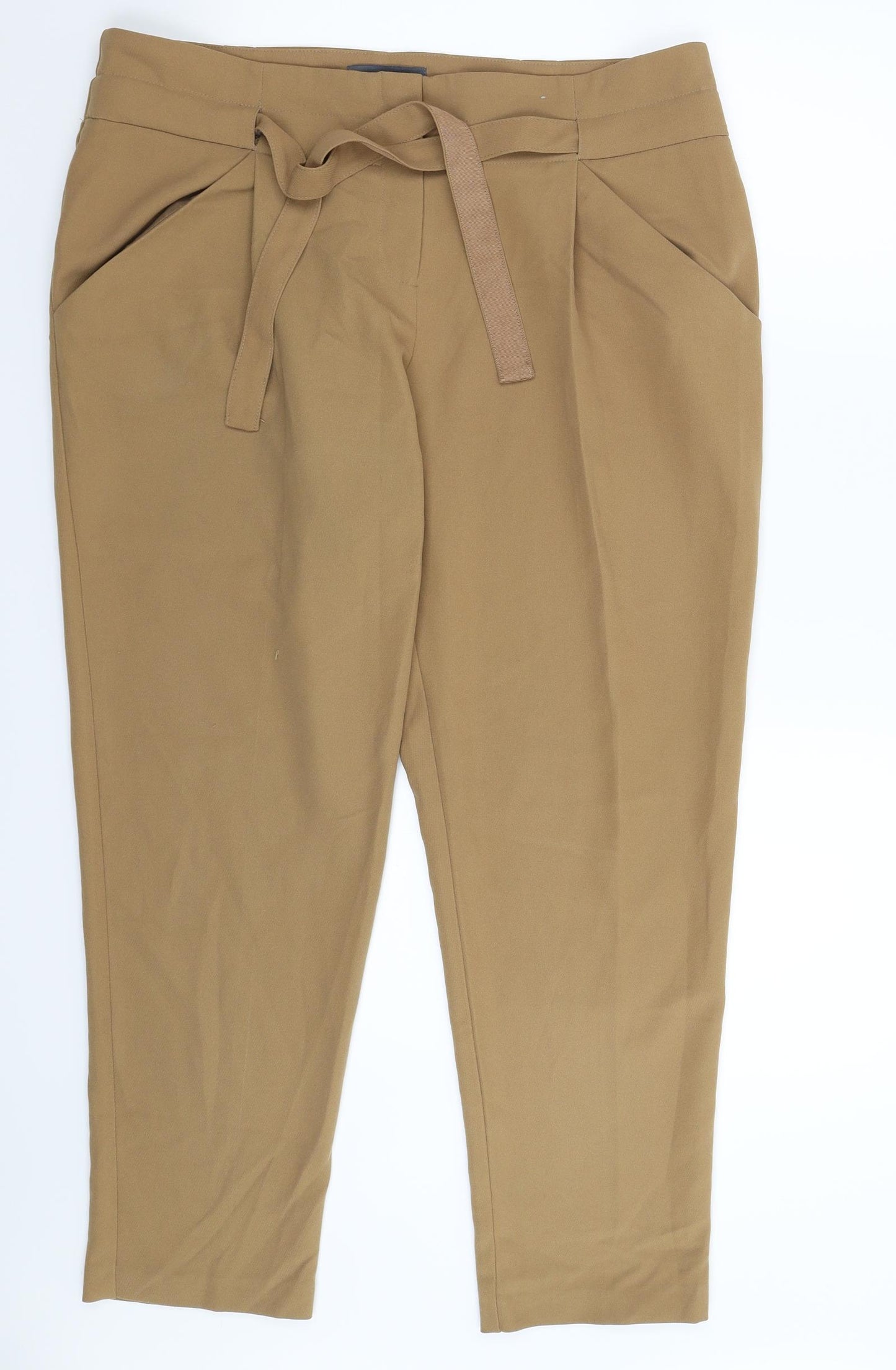 Atmosphere Womens Beige   Trousers  Size 14 L29 in