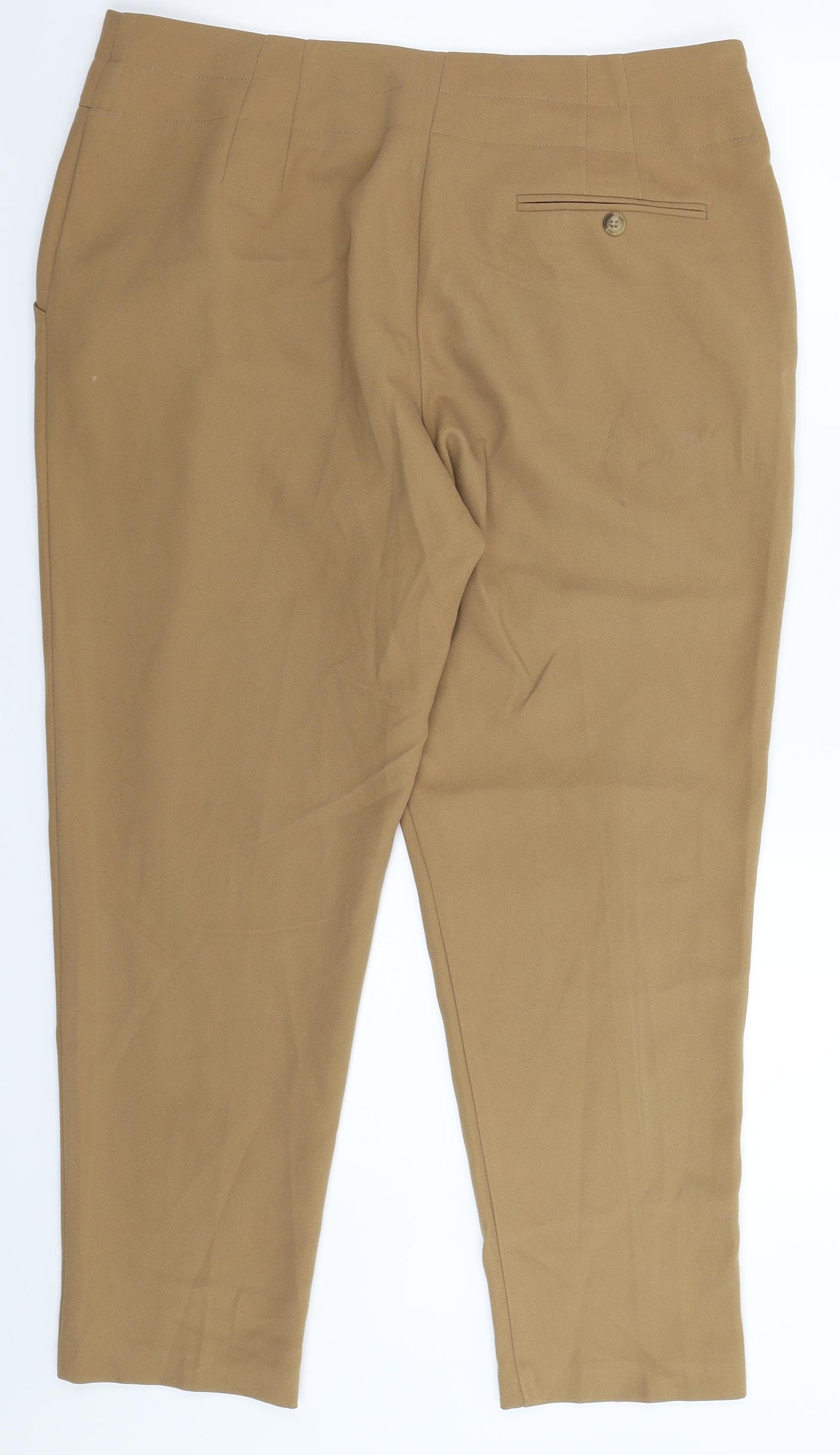 Atmosphere Womens Beige   Trousers  Size 14 L29 in