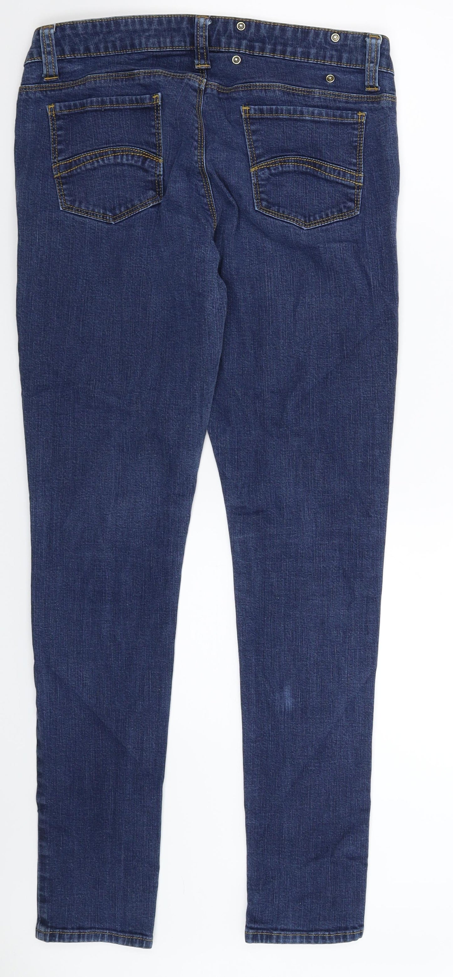Monkee Genes Womens Blue  Denim Skinny Jeans Size 14 L30 in