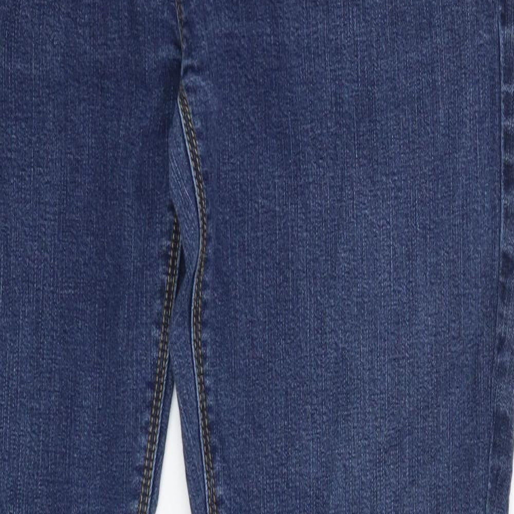 Monkee Genes Womens Blue  Denim Skinny Jeans Size 14 L30 in