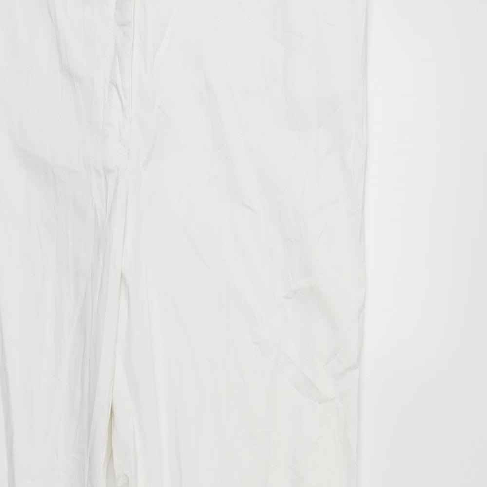 Raphaela Womens White  Denim Straight Jeans Size 22 L29 in