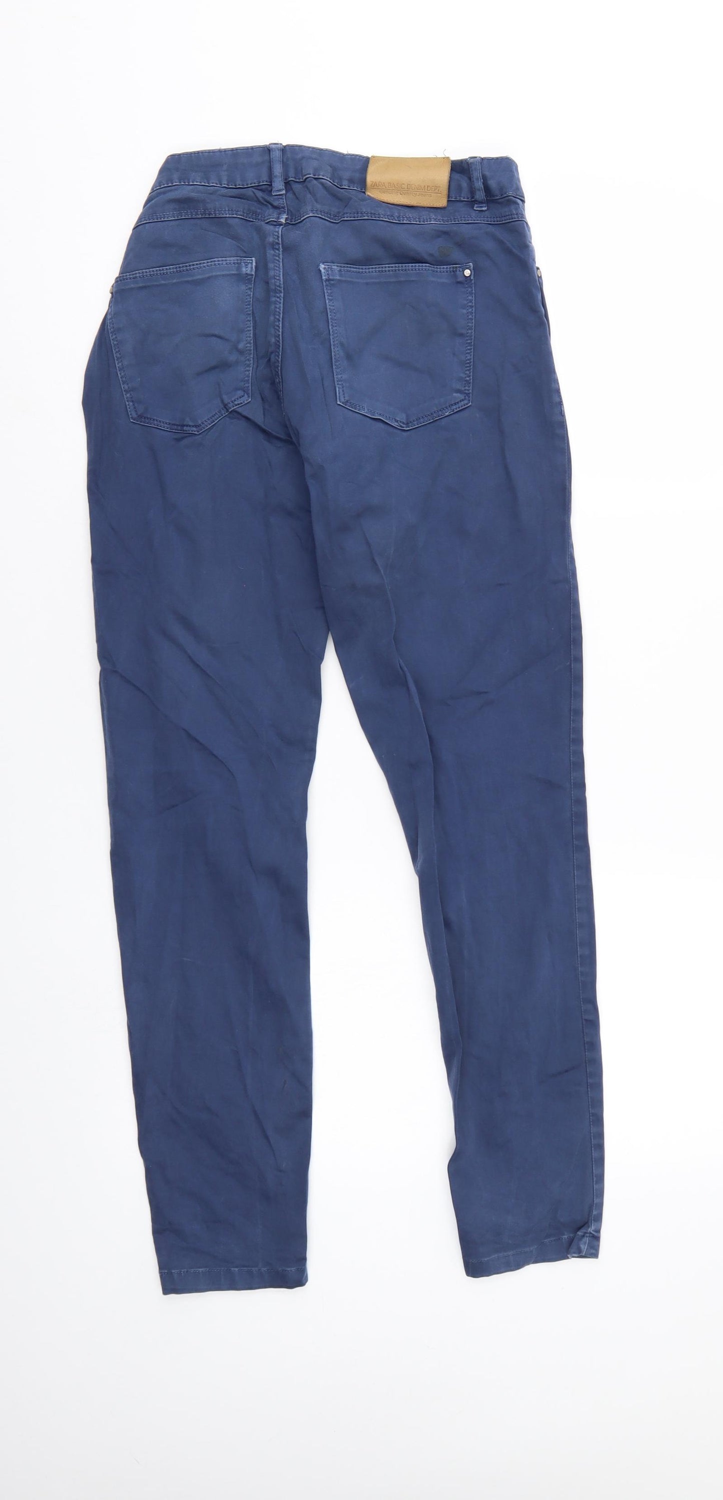z1975 Womens Blue   Chino Trousers Size 10 L28 in