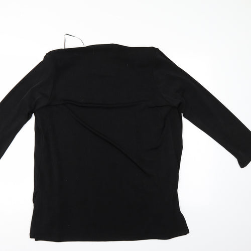 Emeliax Womens Black   Cardigan Jumper Size L