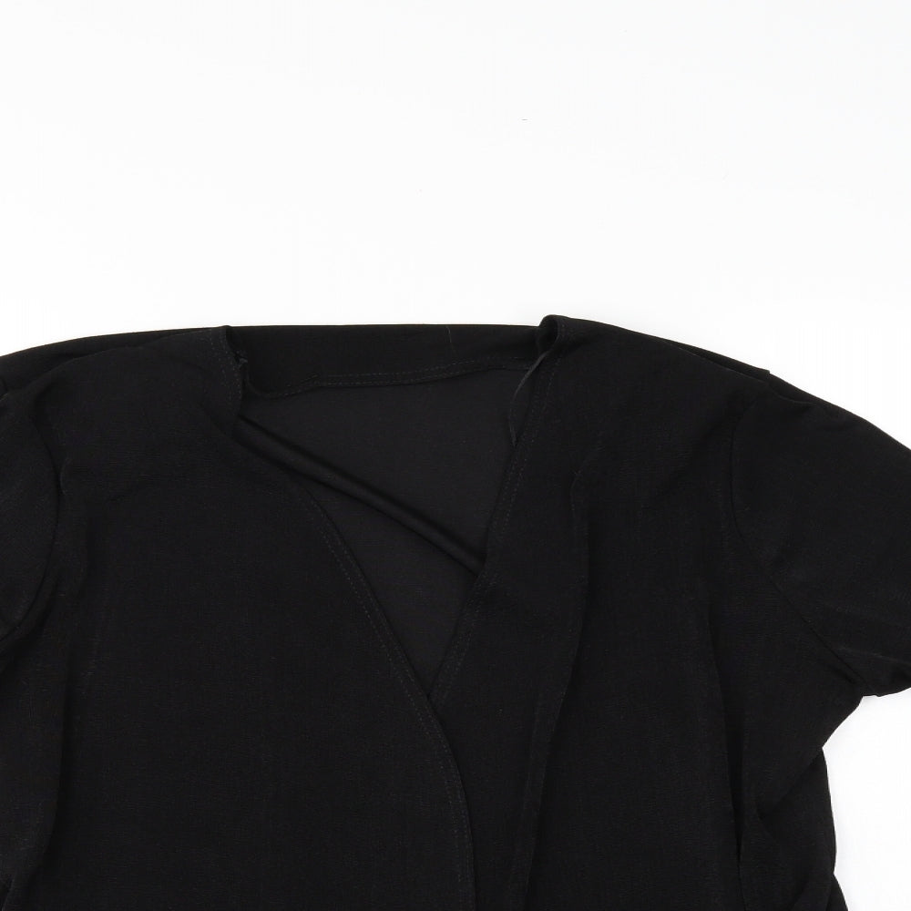 Emeliax Womens Black   Cardigan Jumper Size L