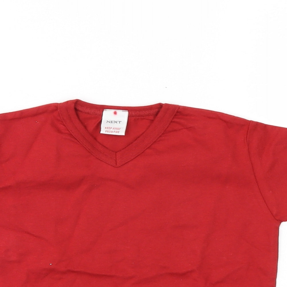 NEXT Boys Red   Basic T-Shirt Size 18-24 Months