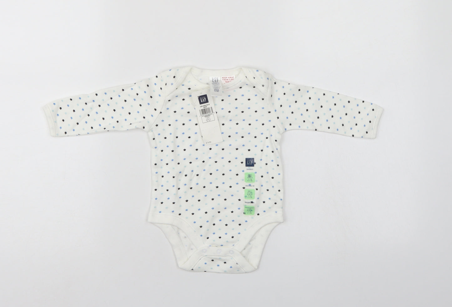 Gap Baby White Polka Dot  Romper One-Piece Size 3-6 Months