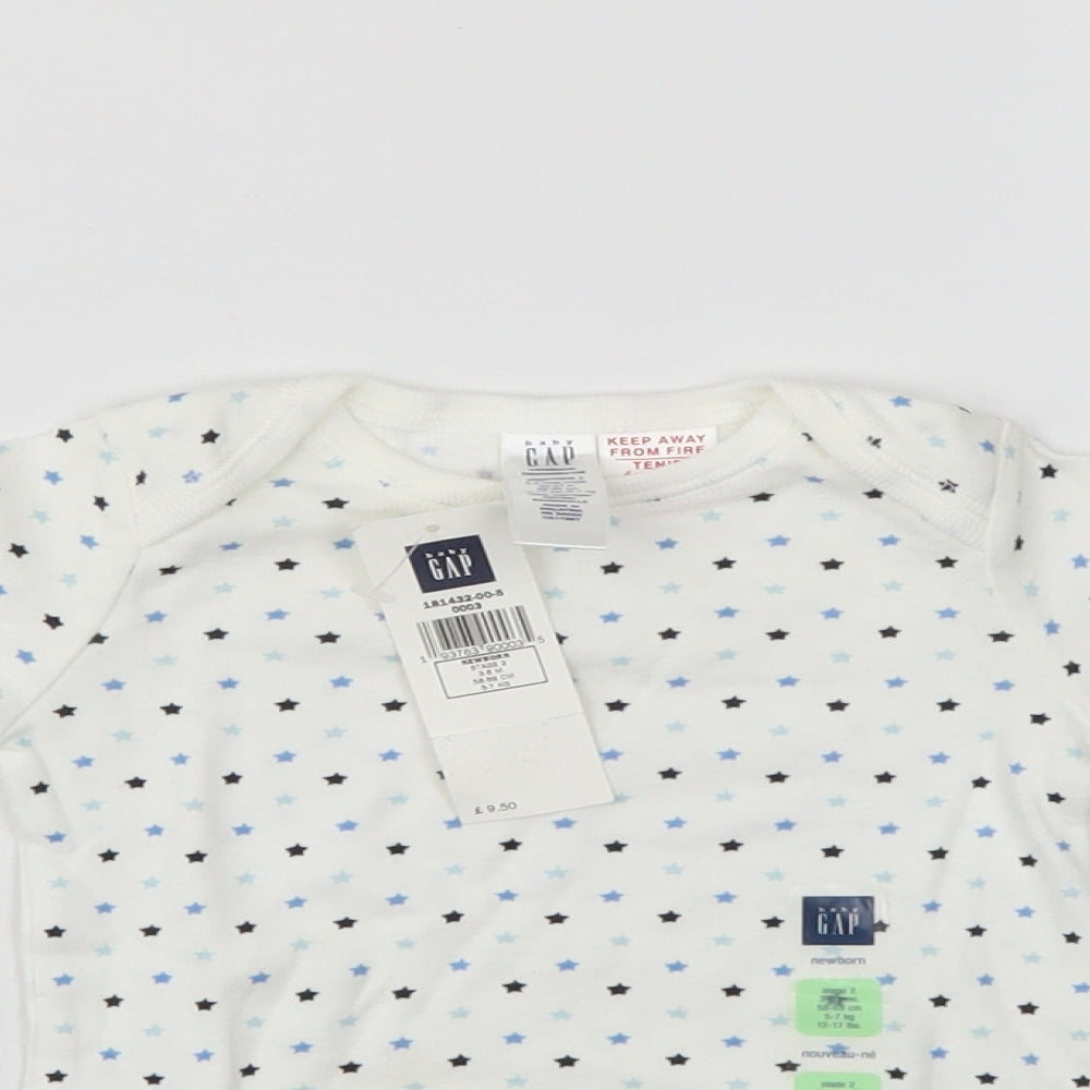 Gap Baby White Polka Dot  Romper One-Piece Size 3-6 Months