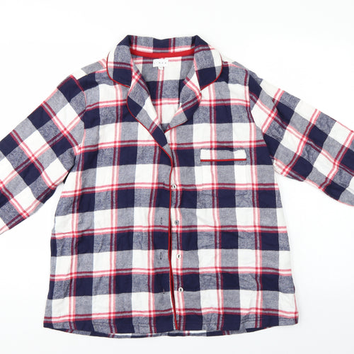 Linea Womens Multicoloured Check  Basic Button-Up Size M