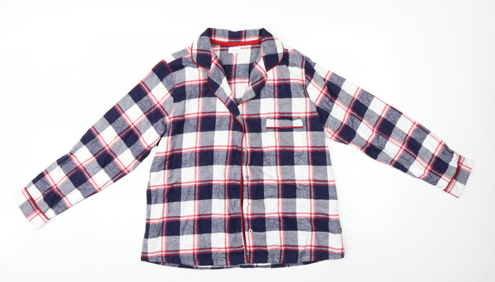 Linea Womens Multicoloured Check Basic Button-Up Size M