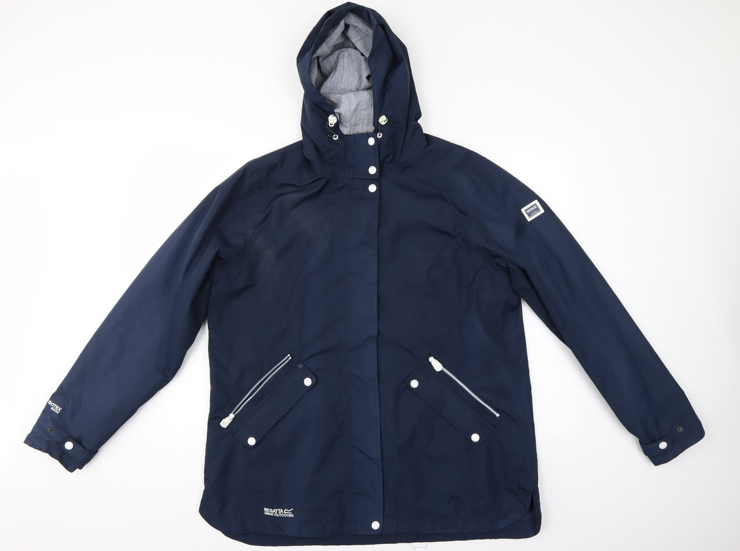 Regatta Womens Blue   Rain Coat Jacket Size 18