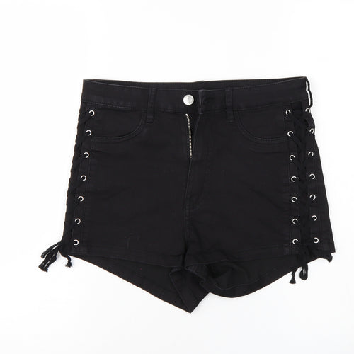 Divided Womens Black   Mom Shorts Size 12