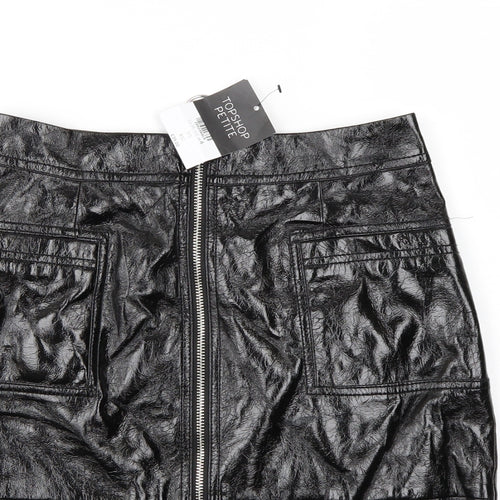 Top Shop Womens Black   Mini Skirt Size 6