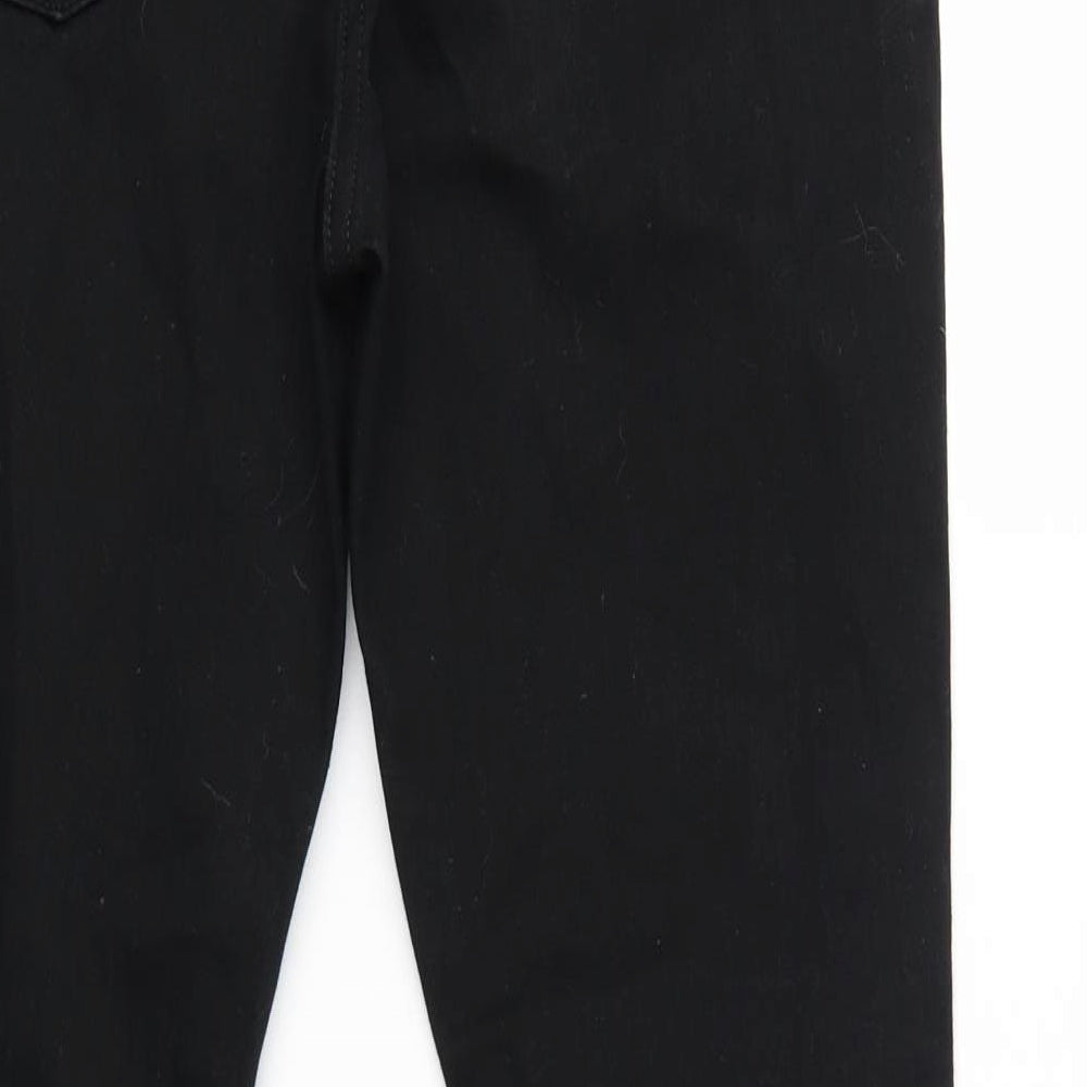 NEXT Womens Black  Denim Skinny Jeans Size 14 L27 in