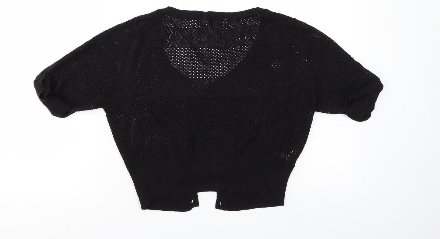 Papaya Womens Black   Cardigan Jumper Size 16